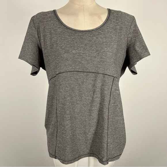 ❤️ Eddie Bauer Gray Women's Top tee XL - Picture 3 of 10